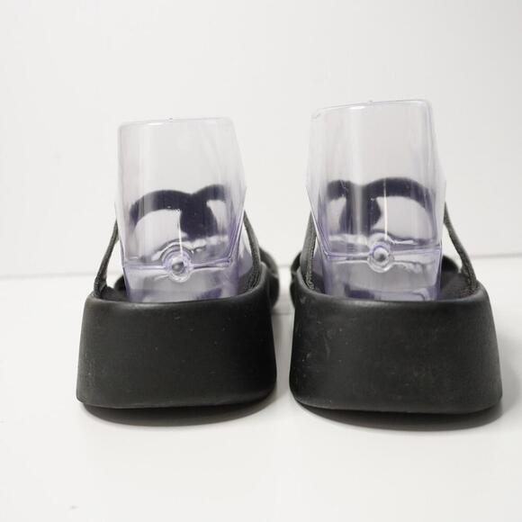 Birkenstock Tatami Footbed Black Leather Sandals‎ Shoes Comfort EUR 37 US 7 - Picture 4 of 9